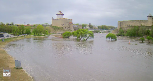 Высокий уровень воды в липовой ямке отрезал несколько человек от берега