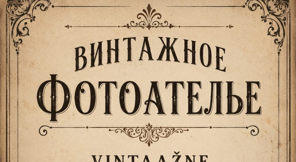 Винтажное фото: оживите воспоминания и фантазию!